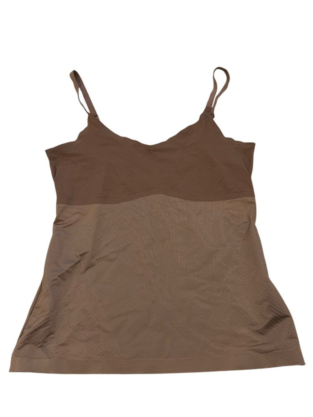 Spanx Thinstincts 2.0 Brown Camisole With Adjustable Straps - Size L/G